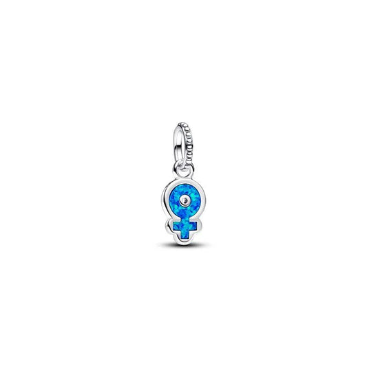 Powerful Women Opalescent Dangle Charm UNICEF - Shimmering opalescent charm, empowering women with proceeds to UNICEF.