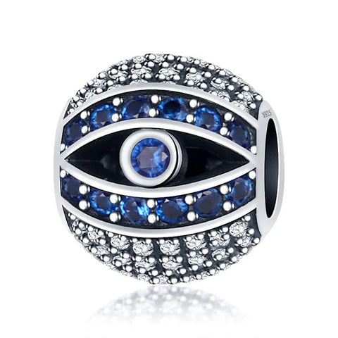 Evil Eye Blue Gemstone Charm - Evil Eye Blue Gemstone Charm