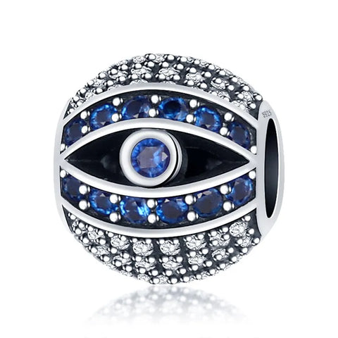 Evil Eye Blue Gemstone Charm - Evil Eye Blue Gemstone Charm