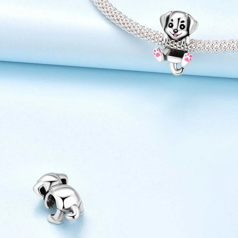 Puppy Wraparound Charm