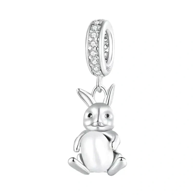 rabbit-charm affordable Jewelry fits Pandora bracelet charm