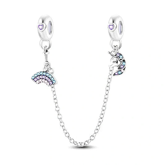 Rainbow Unicorn Safety Chain