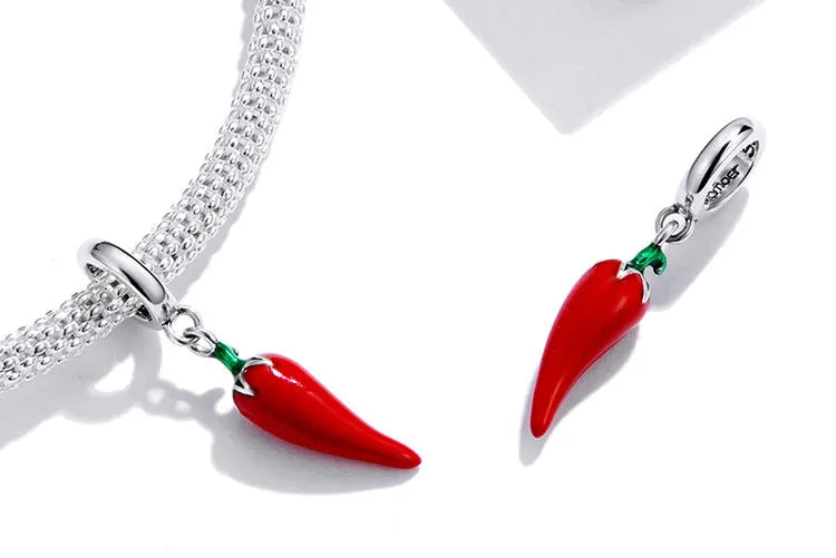 Red Chili Pepper Charm