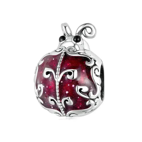 red-ladybird-charm fits Pandora bracelet Jewelry affordable charm