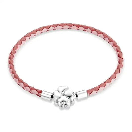 red-leather-charm-bracelet Jewelry affordable fits Pandora bracelet charm