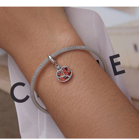 Red Pomegranate Charm