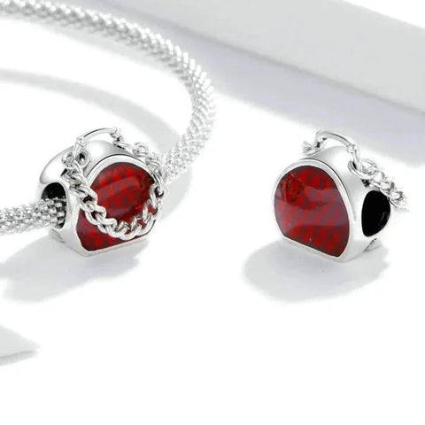 Red Purse Charm - Red Purse Charm