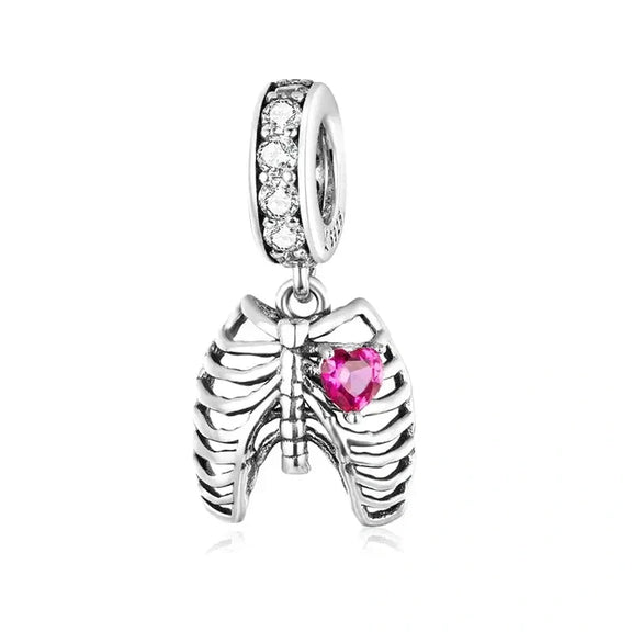 Rib Cage Charm - rib-cage-charm Jewelry fits Pandora bracelet affordable charm