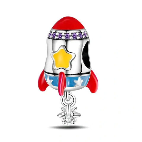 Rocket Charm - rocket-charm Jewelry fits Pandora bracelet affordable charm