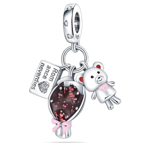 Romance Never Dies bear love charm