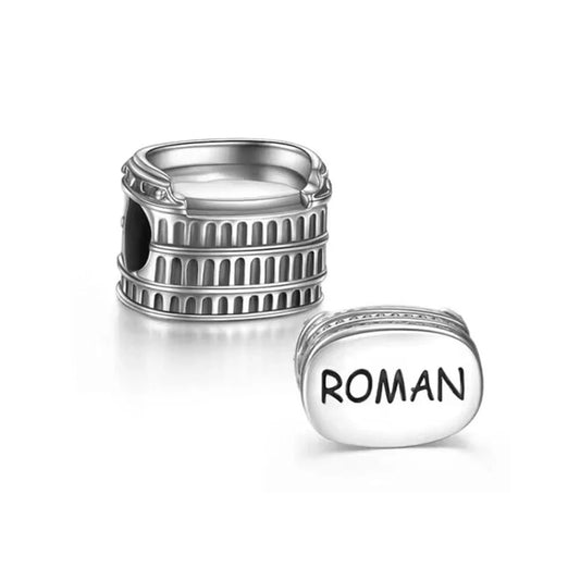 jewlouli roman colosseum pandora charm jewelry fits pandora bracelet