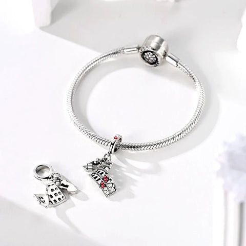 jewlouli roman colosseum with gladiator dangle charm jewlouli jewelry fits pandora bracelet