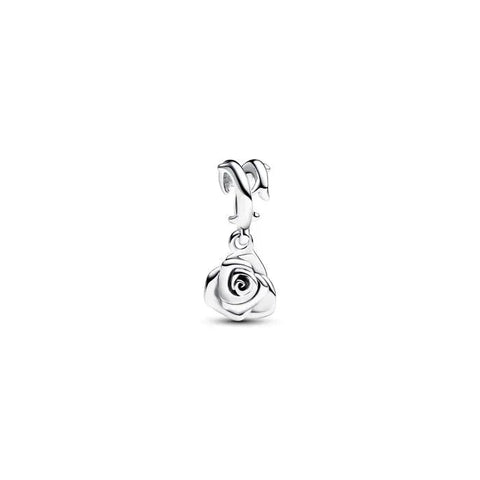 Rose in Bloom Dangle Charm - Rose in Bloom Dangle Charm