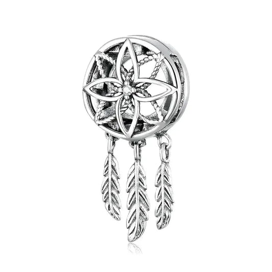 Rose Window Dream Catcher Charm