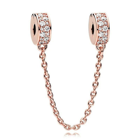 Rosebug Earrings with Clear CZ and Rhodium Finish - Rosebug Earrings with Clear CZ and Rhodium Finish