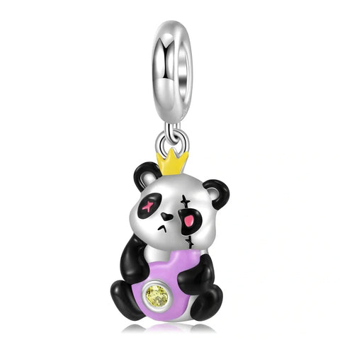 Royal Panda King Dangle Charm - Royal Panda King Dangle Charm