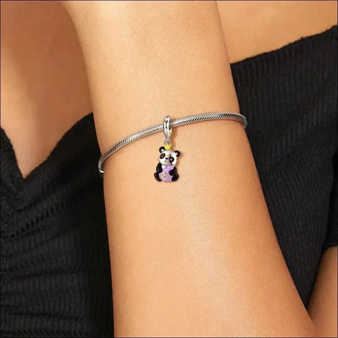 jewlouli royal panda king dangle pandora charm jewelry fits pandora bracelet