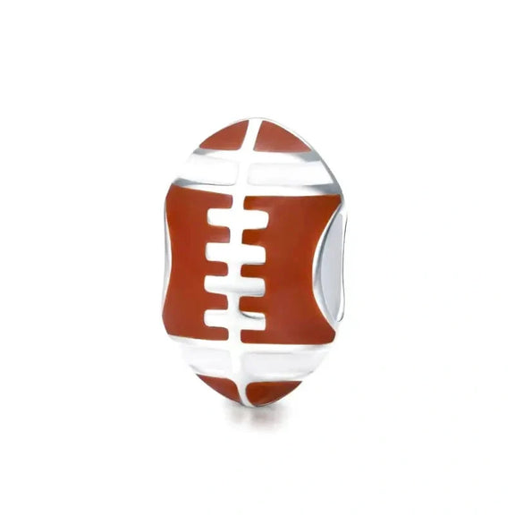 Rugby Ball Charm - rugby-charm charm affordable Jewelry fits Pandora bracelet