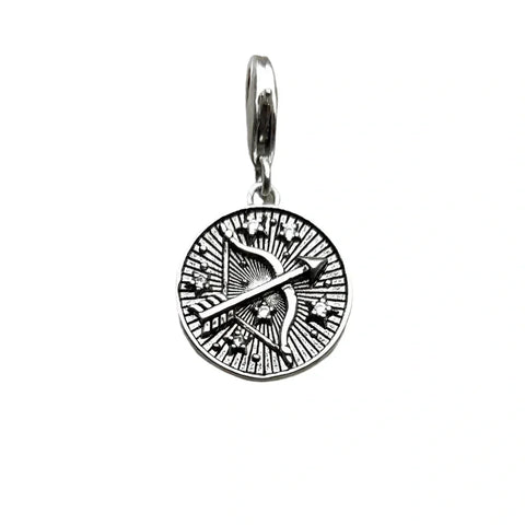 Silver Sagittarius pendant.