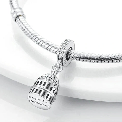 jewlouli saint pauls cathedral dangle pandora charm jewelry fits pandora bracelet