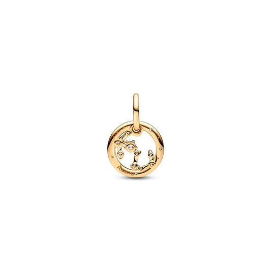 Scorpio Zodiac Dangle Charm Pandora Shine - Shimmering Scorpio zodiac charm in Pandora Shine, perfect for astrology fans.