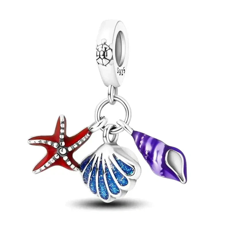 sea-shell-charm Jewelry affordable fits Pandora bracelet charm