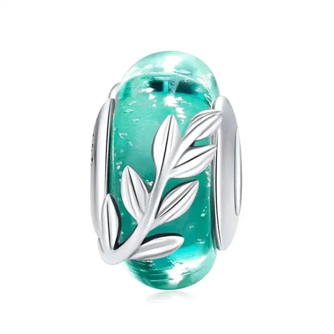 Seaweed Murano Glass Bead