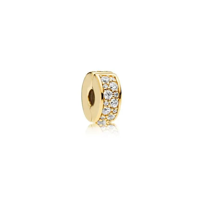 Shining Elegance Clip Pandora Shine - Elegant clip in Pandora Shine, perfect for adding both style and security.