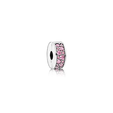 Shining Elegance Pink Silicone Grip Clip - Shining Elegance Pink Silicone Grip Clip