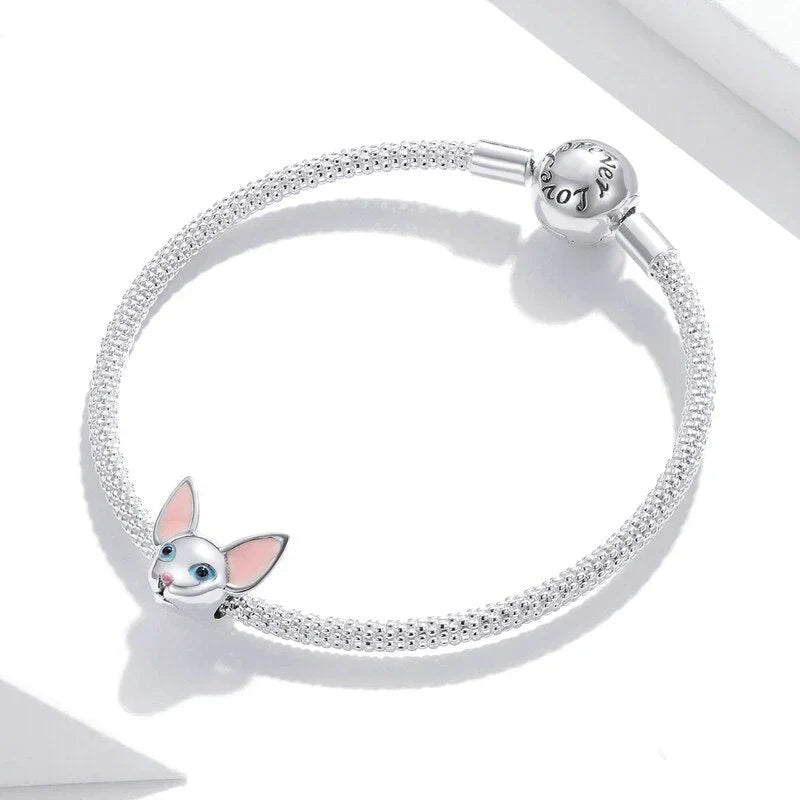 siamese-chat-charm Jewelry fits Pandora bracelet affordable charm