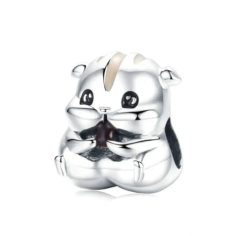 Silver Hamster Charm - Silver Hamster Charm