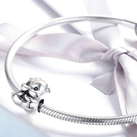 Silver Hamster Charm - Silver Hamster Charm