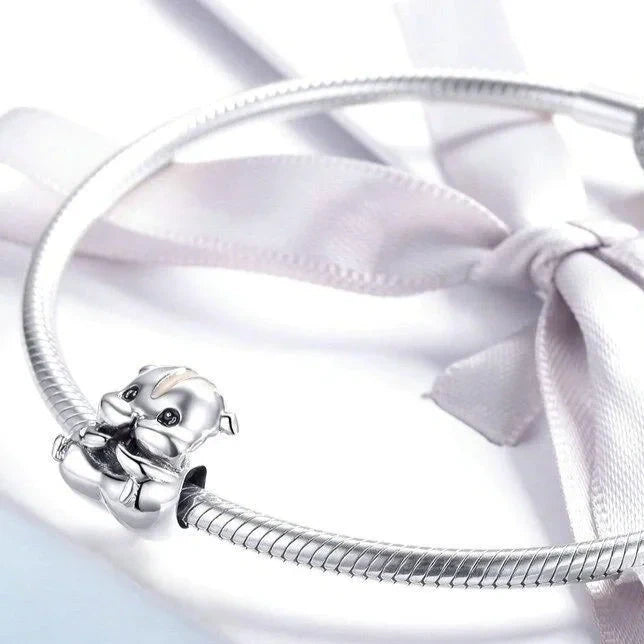 silver-hamster fits Pandora bracelet affordable charm Jewelry