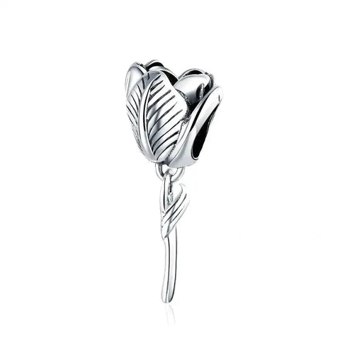 Silver Tulip Charm - Silver Tulip Charm