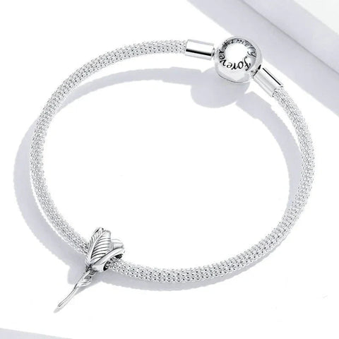 Silver Tulip Charm - Silver Tulip Charm