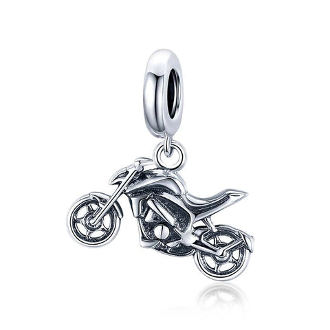 Stunning Sterling Silver Harley-Davidson Sport Motorcycle Charm for Bikers