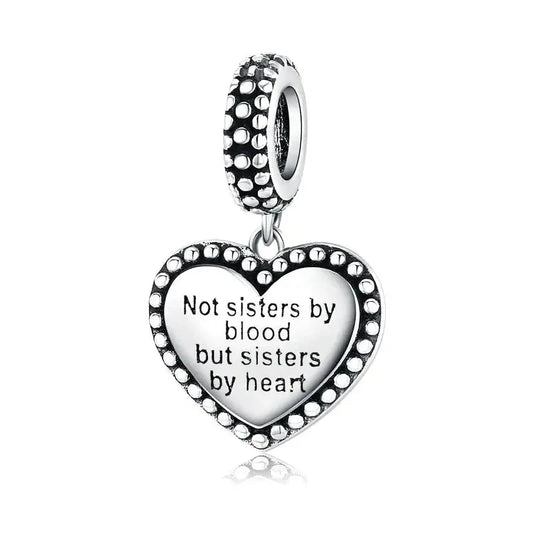 sister-in-my-heart affordable fits Pandora bracelet charm Jewelry