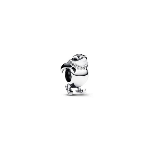 Skiing Penguin Charm