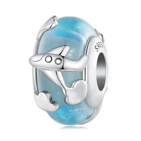 Sky High Dream Blue spacer Charm