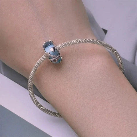 Sky High Dream Blue spacer Charm - Sky High Dream Blue spacer Charm