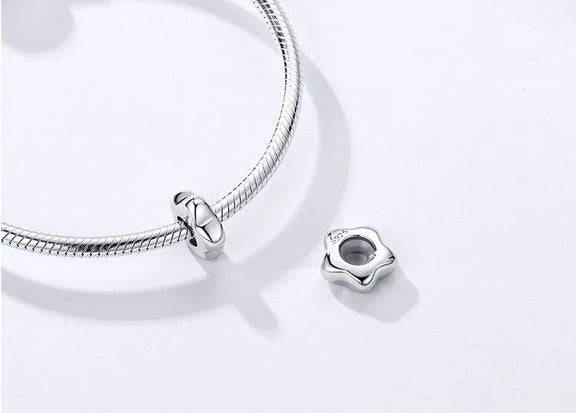 Sleek Minimalist Barrel Charm - sleek minimalist barrel charm for bracelets