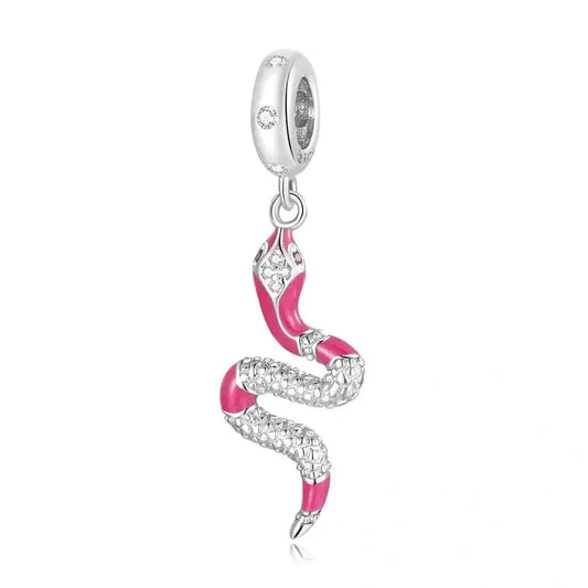 snake-charm fits Pandora bracelet Jewelry charm affordable