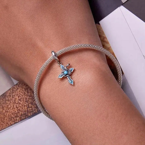 Snake Cross Charm - Snake Cross Charm