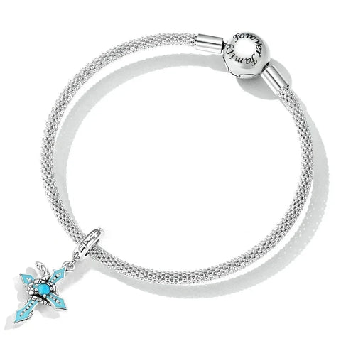 Snake Cross Charm - Snake Cross Charm