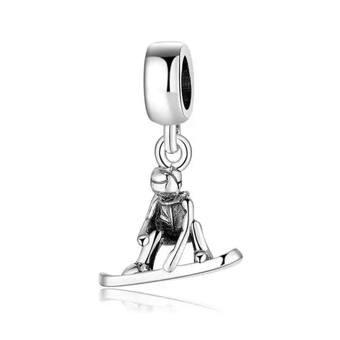 Snowboard Charm - snowboard-charm charm Jewelry affordable fits Pandora bracelet