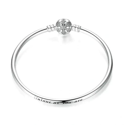 snowflake-charm-bracelet fits Pandora bracelet Jewelry charm affordable