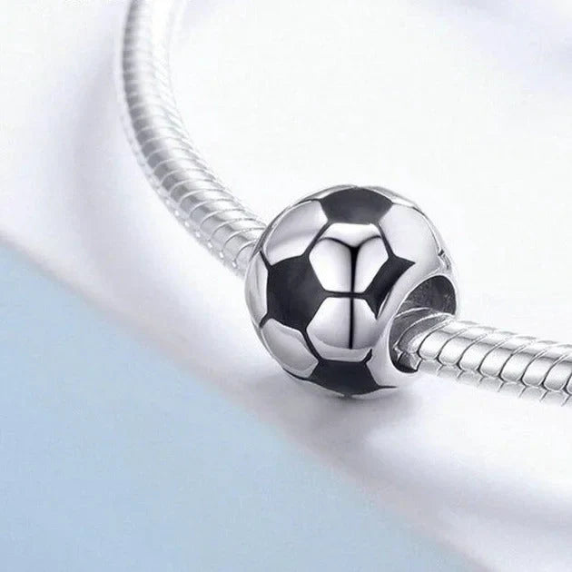 soccer-charm Jewelry affordable fits Pandora bracelet charm