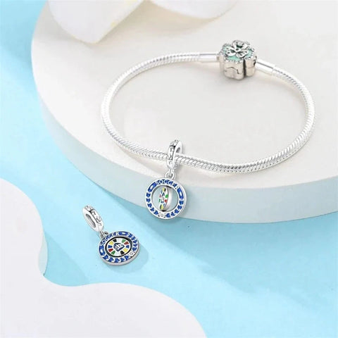 Soccer Spinning Dangle Charm - Soccer Spinning Dangle Charm