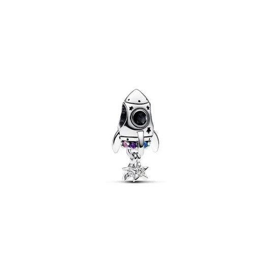 Space Love Rocket Charm