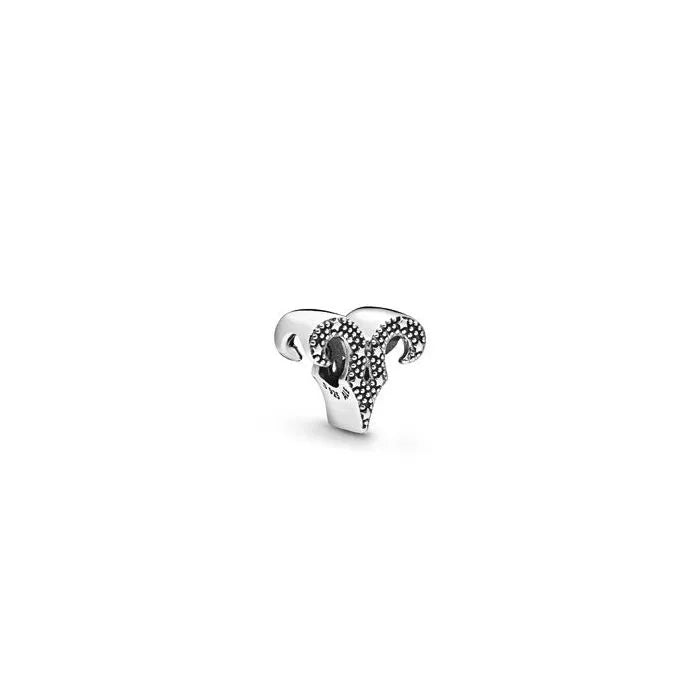 Sparkling Aries zodiac charm, a dazzling addition for astrology enthusiasts on charm bracelets